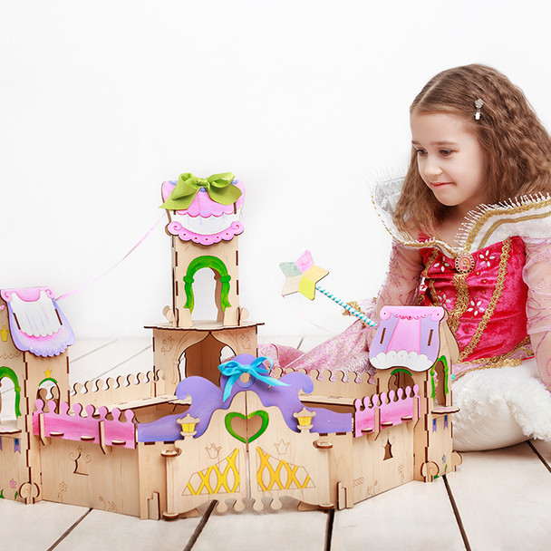 product variation WOODBY Princess Palace 3D Wooden Puzzle (00808) image