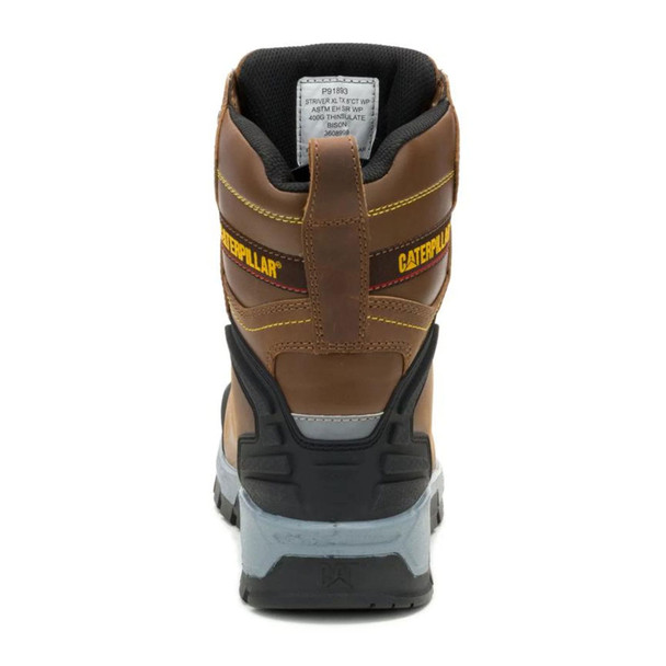 product variation CAT Men's Striver XL TX 8in Waterproof Composite Toe Bison Work Boots (P91893) image