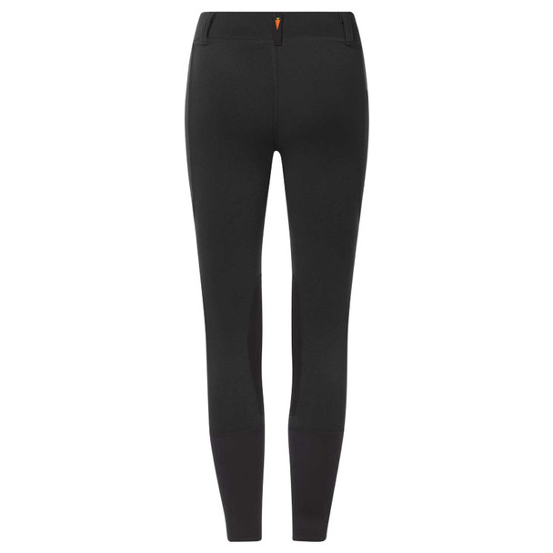 product variation KERRITS Kid's Sit Tight Wind Pro Knee Patch Black Riding Tights (60540BLK) image
