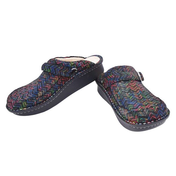 product variation Open Box (Great condition, limited use): ALEGRIA Seville Women's Professional shoes, Color: Ric Rack Rainbow, Size: 40, Width: M (SEV-453-40) image
