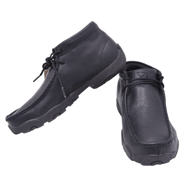 product variation Open Box (Great condition, limited use): TWISTED X Men's Driving Moccasins, Color: Softy Black, Size: 8.5, Width: W (MDM0016-8.5-W0 image