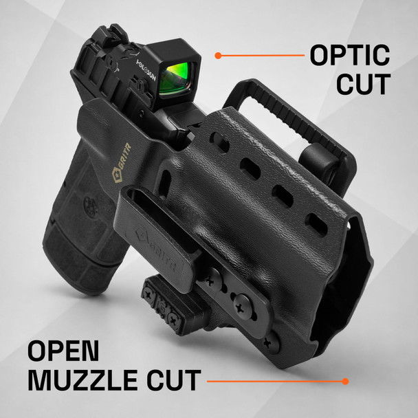 product variation GRITR OMNI IWB/OWB Ambidextrous Kydex Holster Fits Smith & Wesson EZ/Equalizer image