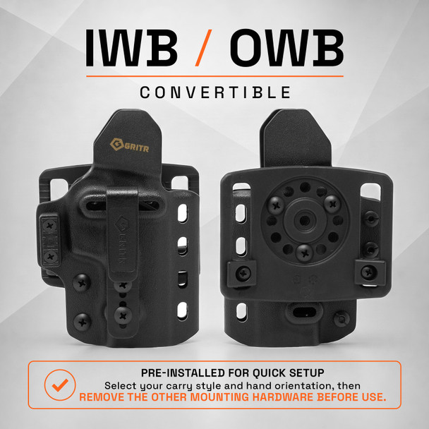 product variation GRITR OMNI IWB/OWB Ambidextrous Kydex Holster Fits Sig Sauer P365 LUXE image