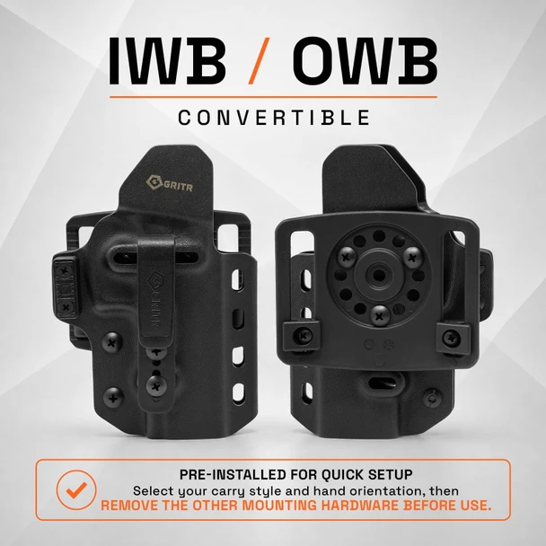 product variation GRITR OMNI IWB/OWB Ambidextrous Kydex Holster Fits Taurus G2 & G3 Series image