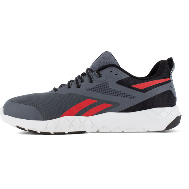 product variation REEBOK Men's Flexagon Force XL Work Gray/Red Composite Toe Work Shoes (RB5443) image