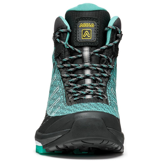product variation ASOLO Women's Falcon Evo Jaquard GV Black/Aqua Green Boots (B40067-A559) image