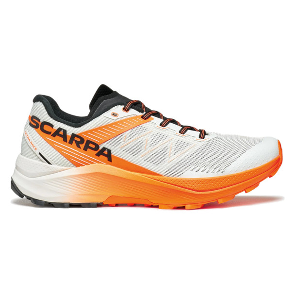 product variation SCARPA Men's Spin Ultra 2 Ice/Orange Fluo Trail Running Shoes (33068/351-IceOrgFluo) image