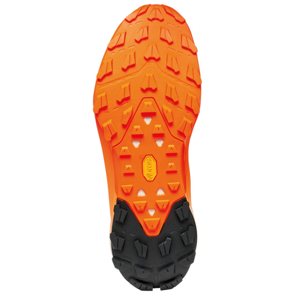 product variation SCARPA Men's Spin Ultra 2 Ice/Orange Fluo Trail Running Shoes (33068/351-IceOrgFluo) image