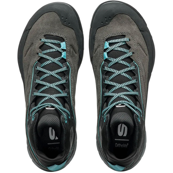 product variation SCARPA Women's Rapid XT Mid GTX Shark/Aqua Boots (72696/202-SrkAqua) image