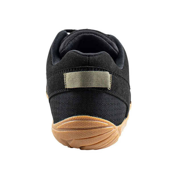 product variation BELLEVILLE Men's Mini-Mil Black/Gum Low-Cut Barefoot Activity Shoe (MM002) image