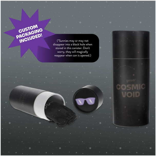product variation GOODR Bad Case Of Meteoroids Black Sunglasses (G00661-VRG-01) image