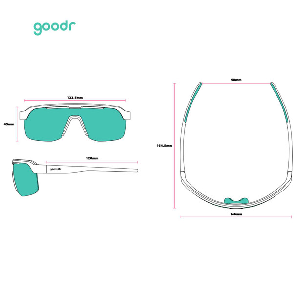 product variation GOODR Gaga For Ghillie Suits Green Camo Sunglasses (G01011-FXG-01) image