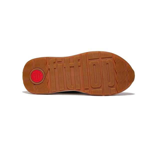 product variation Open Box (Damaged package): FITFLOP F-Mode Leather/Suede Flatform Sneakers, Color: Black, Size: 9 (FR1-001-070) image