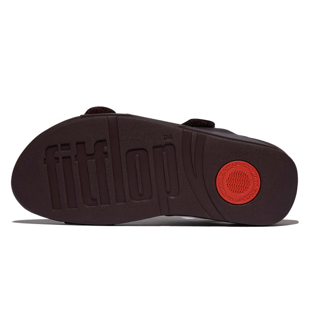product variation Open Box (Damaged package): FITFLOP Lulu Adjustable Leather Back-Strap Sandals, Color: Plumberry, Size: 7 (FV8-C88-050) image