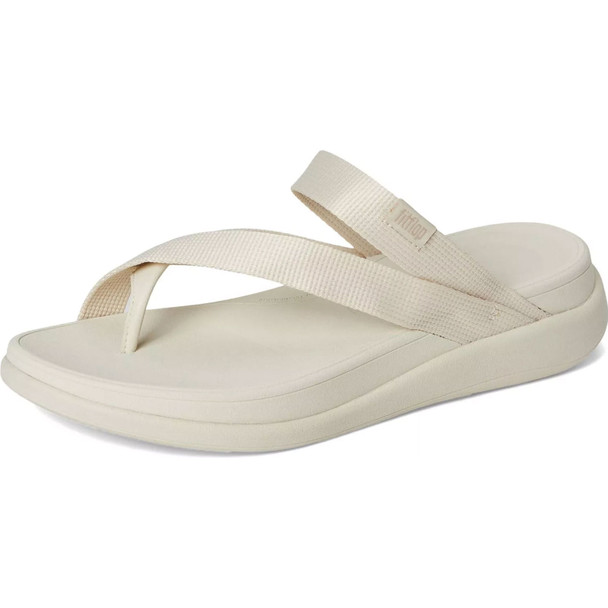 product variation Open Box (Damaged package): FITFLOP F-Mode Go Webbing Flatform Sling Toe-Post Sandals, Color: Paris Beige, Size: 9 (JK1-A99-070) image