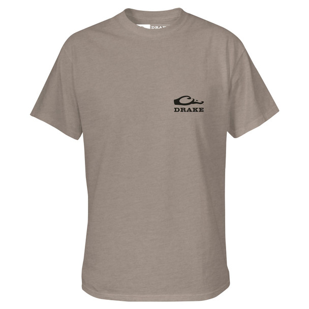 product variation DRAKE Side x Side T SS Island Fossil Light Heather Shirt (DT0303-IFH) image