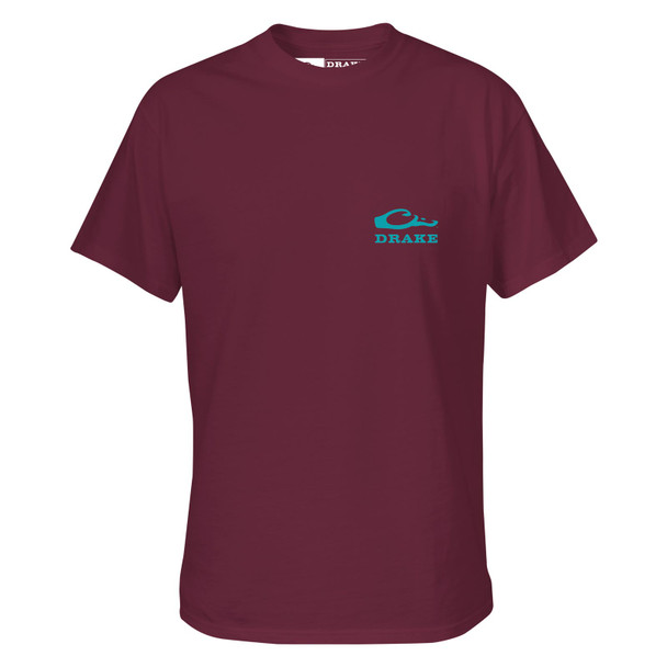 product variation DRAKE Americana Lab T SS Tawny Port Shirt (DT0311-TWP) image