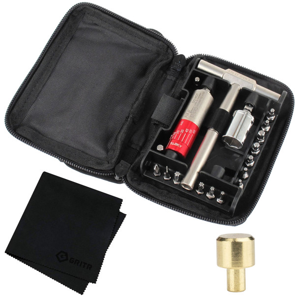 product variation FIX IT STICKS 15-65in Multi-Torque Driver Kit With Brass Hammer Head And Gritr Microfibre (FISMUTK+FISHHBP+GRIT-MF) image