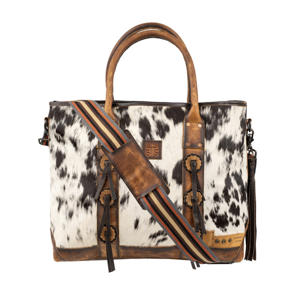product variation STS Ranchwear Guadalupe Cowhide All In Tote Leather Bag (STS35745) image