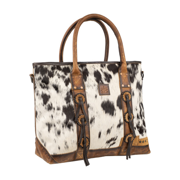 product variation STS Ranchwear Guadalupe Cowhide All In Tote Leather Bag (STS35745) image