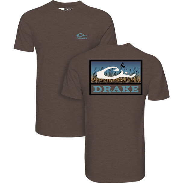 product variation DRAKE Marsh Flight Chocolate Brown T-Shirt (DT9906-CBR) image