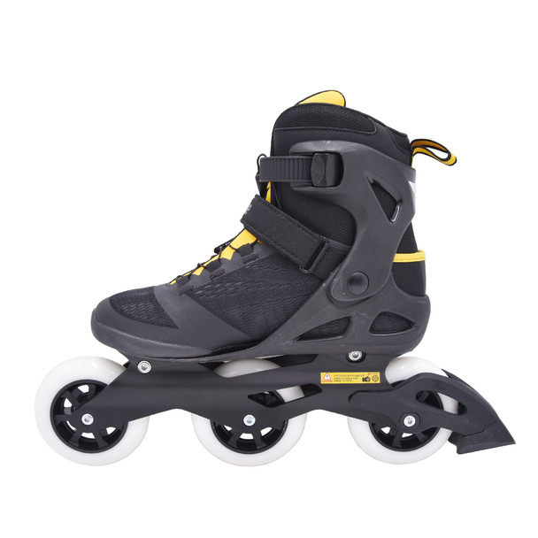 product variation Open Box (Great condition, limited use): Rollerblade MACROBLADE 100 3WD Color: BLACK/SAFFRON YELLOW, Size: 260 (07100200S25-260) image