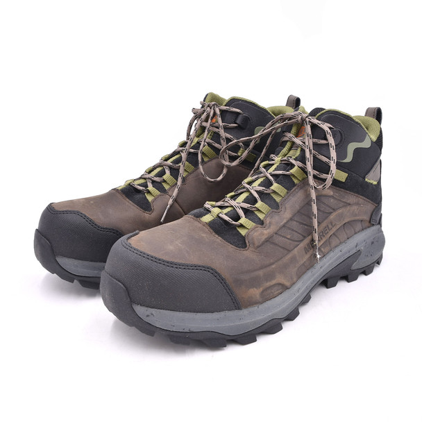 product variation Open Box (Great condition, limited use): MERRELL Moab Speed 2 Mid Lx, Color: Dark Taupe, Size: 14 (J007897-14) image