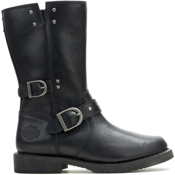 product variation HARLEY-DAVIDSON Women's Addie Buckle Black Motorcycle Boots (D84857) image