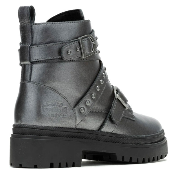product variation HARLEY-DAVIDSON Women's Carrigan Metallic Grey Riding Boots (D87301) image