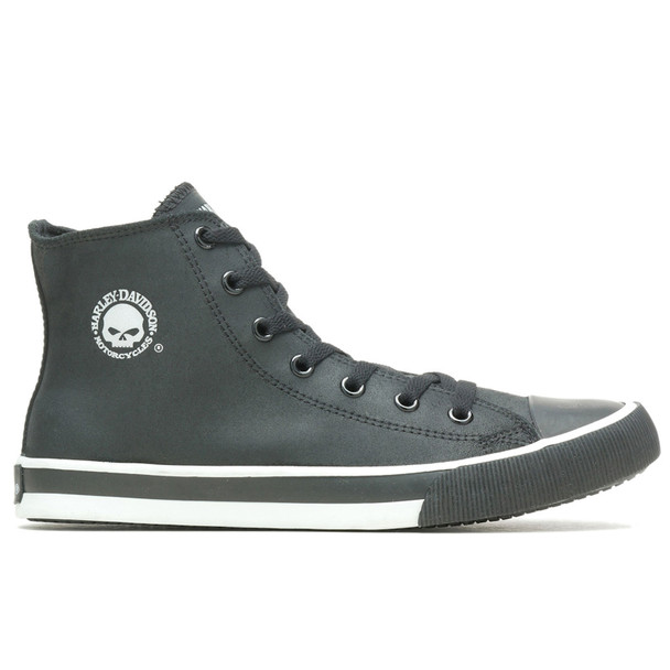 product variation HARLEY-DAVIDSON Men's Baxter Black/White Hi-Cut Sneakers (D93341) image