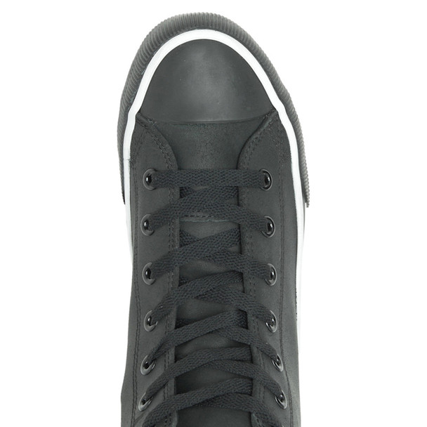product variation HARLEY-DAVIDSON Men's Baxter Black/White Hi-Cut Sneakers (D93341) image