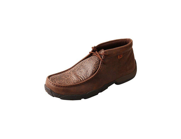 product variation TWISTED X Mens Driving Brown/Brown Print Moccasins (MDM0059) image