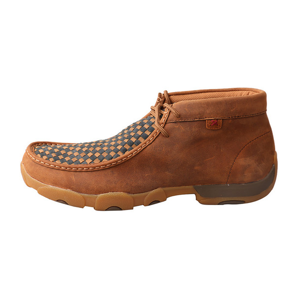 product variation TWISTED X Mens Driving Oiled Saddle/Blue Moccasins (MDM0057) image