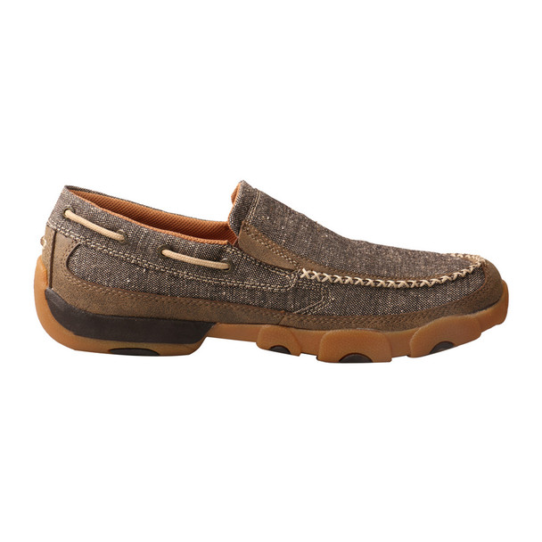 TWISTED X Mens Eco TWX Slip-On Driving Moccasins MDMS012