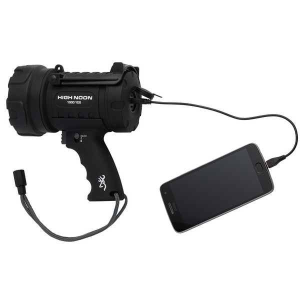 product variation BROWNING High Noon Pro 1000 USB Rechargeable Spotlight with Power Bank (3717774) image