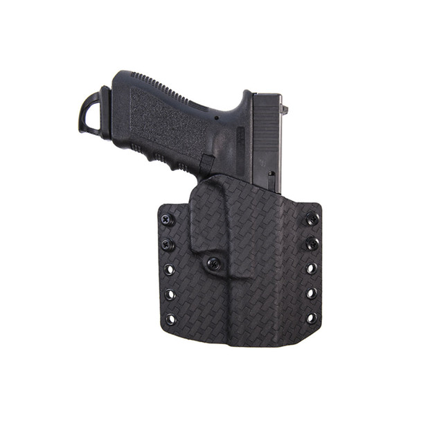 COMP-TAC Warrior Basket Weave Sig P320/RX/250 Full Size 9mm/40 Right Hand Black OWB Kydex Holster (C847SS189R00N)