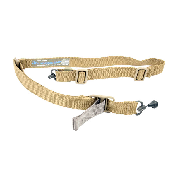 BLUE FORCE Vickers 2-To-1 Red Swivel Coyote Brown Sling (VCAS-2TO1-RED-125-AA-CB)