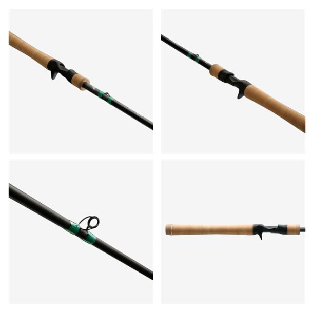 13 FISHING Omen Green 2 Casting Rod