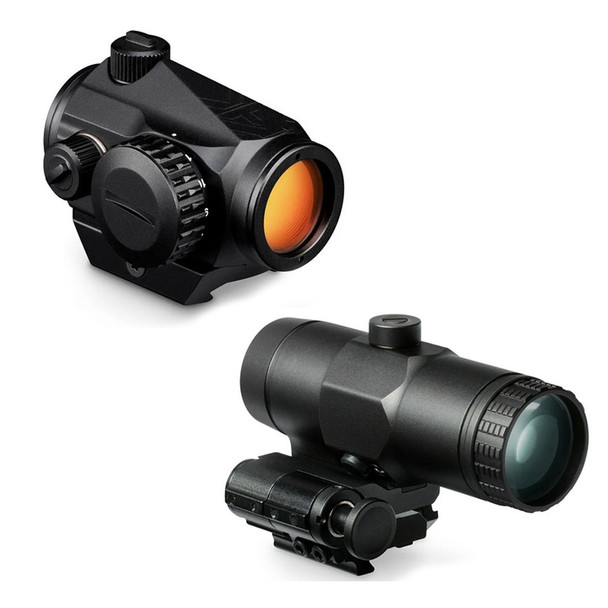 product variation VORTEX Crossfire 2 MOA Red Dot Sight and VMX-3T Magnifier (CF-RD2+VMX-3T) image