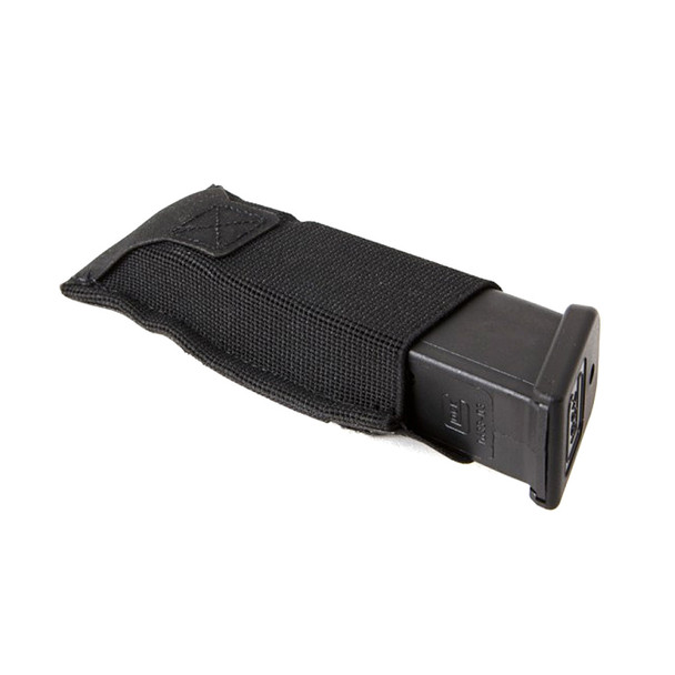 BLUE FORCE Belt Mounted Ten-Speed Black Single Pistol Mag Pouch (BT-TSP-PISTOL-1-BK)