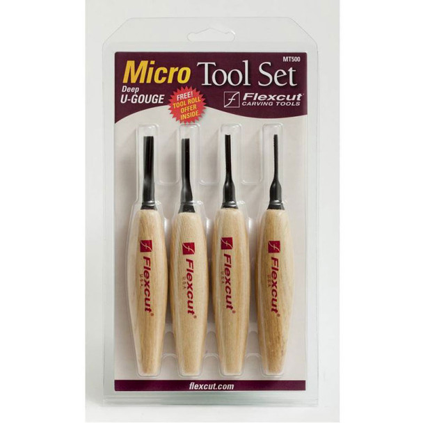 product variation FLEXCUT Deep U-Gouge Micro Tool Set (MT500) image