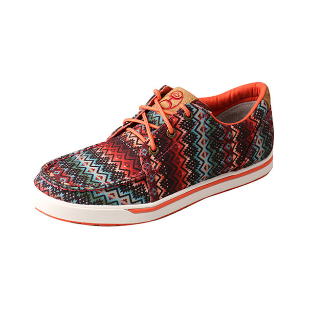 TWISTED X Womens Hooey Loper Aztec Print Shoes (WHYC013)