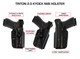 product variation GALCO Triton Right Hand Polymer IWB Holster for Glock 17-22-31 (TR224) image