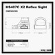 HOLOSUN Reflex X2 Red 2 MOA Dot Sight (HS407C-X2)