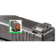 AMERIGLO Green tritium Orange Outline Black Serrated Rear For Glock: 42,43 Hackathorn Sights (GL-436)