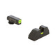 product variation AMERIGLO For Glock CAP Green Tritium LumiGreen Square Outline Front and Lime Green Line Rear Sights (GL-605) image