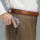 GALCO Pocket Protector S&W J Frame Ambidextrous Leather Pocket Holster (PRO158B)