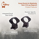 product variation TALLEY Weatherby Mark V 30mm Black Low Rings/Base Set (9 Lug-Magnum) (730705) image