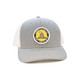 product variation WEBY Richardson Sports Hats Unisex Heather Grey and Light Grey Trucker Cap with "Don't Tred on me" Motto, OSFA (HAT-112-HET-TXUSA) image