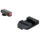 product variation AmeriGlo Protector Glock sight set with orange outline tritium front and black rear image